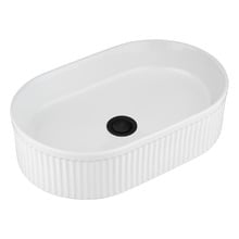 Anika 490mm Ceramic Above Counter Basin with Pop-Up Waste